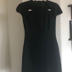 Monique Lhuillier cut out dress